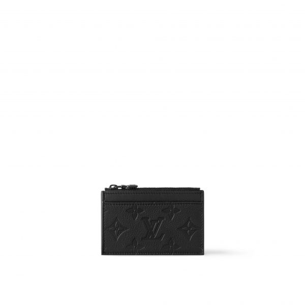 Louis Vuitton M82245 Coin Card Holder Black